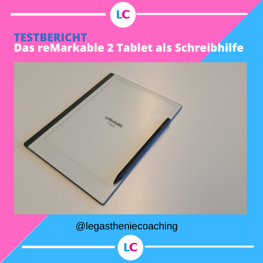 Das reMarkable 2 Tablet als Schreibhilfe