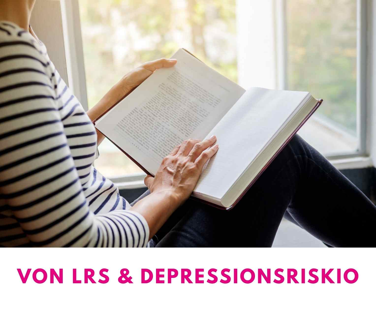 person liest buch am fenster